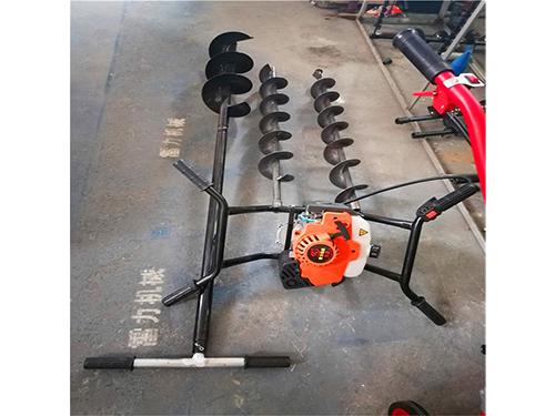 爆款升級版經濟型光伏打樁鉆孔機汽油電線桿鉆孔機打洞機優質樁芯清理器打樁挖坑超級快